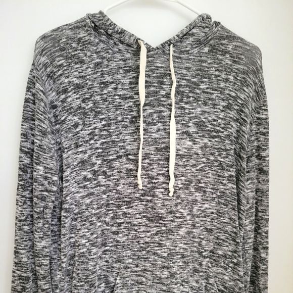 Express Black and White Thin Hoodie in Size Small - Picture 1 of 4